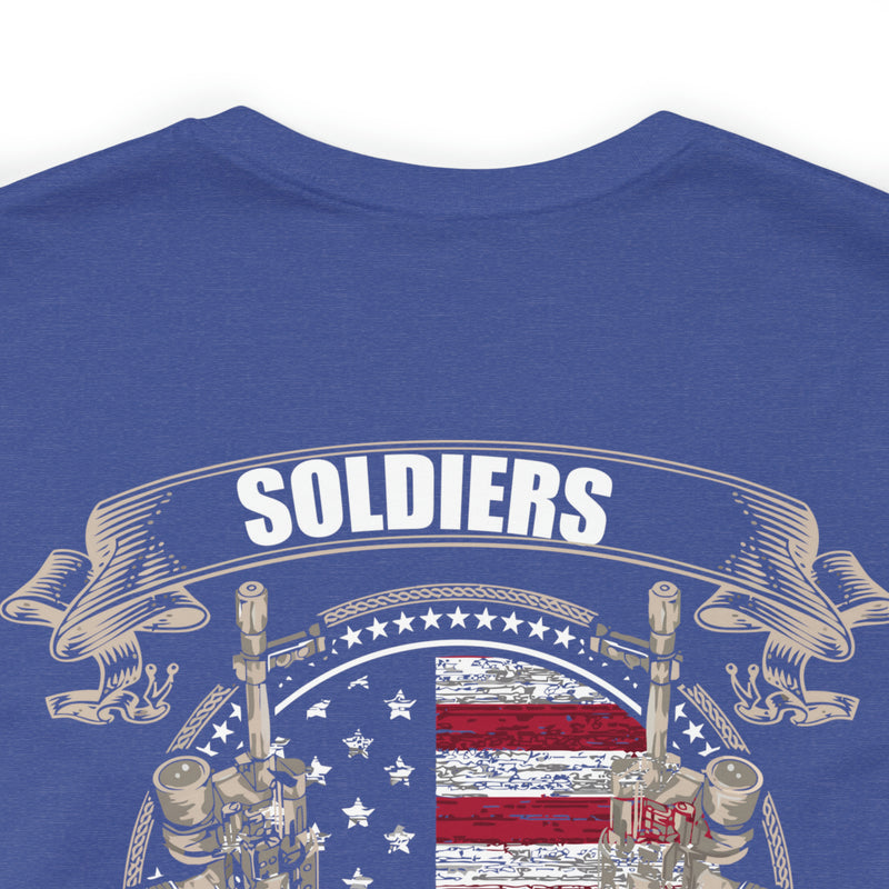 Wisdom in Service: Military Design T-Shirt Celebrating Soldiers' Critical Thinking