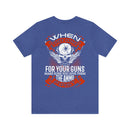 Defending Our Rights: Military Design T-Shirt Emphasizing the Importance of Preparedness and Vigilance