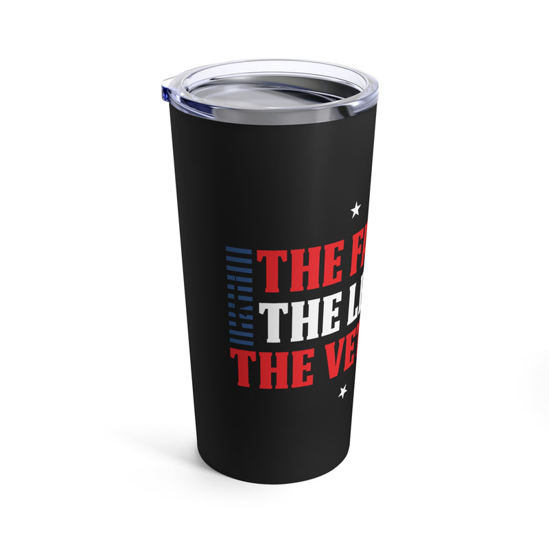 Celebrate the Father, the Legend, the Veteran: 20oz Military Design Tumbler