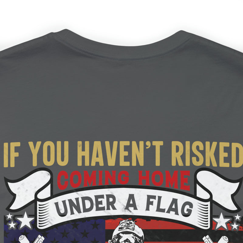 Proudly Worn: Military Design T-Shirt - Respecting the Sacrifice, Honoring the Flag