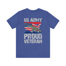US Army Proud Veteran Military Design T-Shirt: Honor Your Service in Style