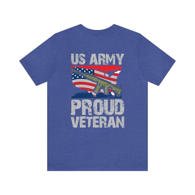 US Army Proud Veteran Military Design T-Shirt: Honor Your Service in Style