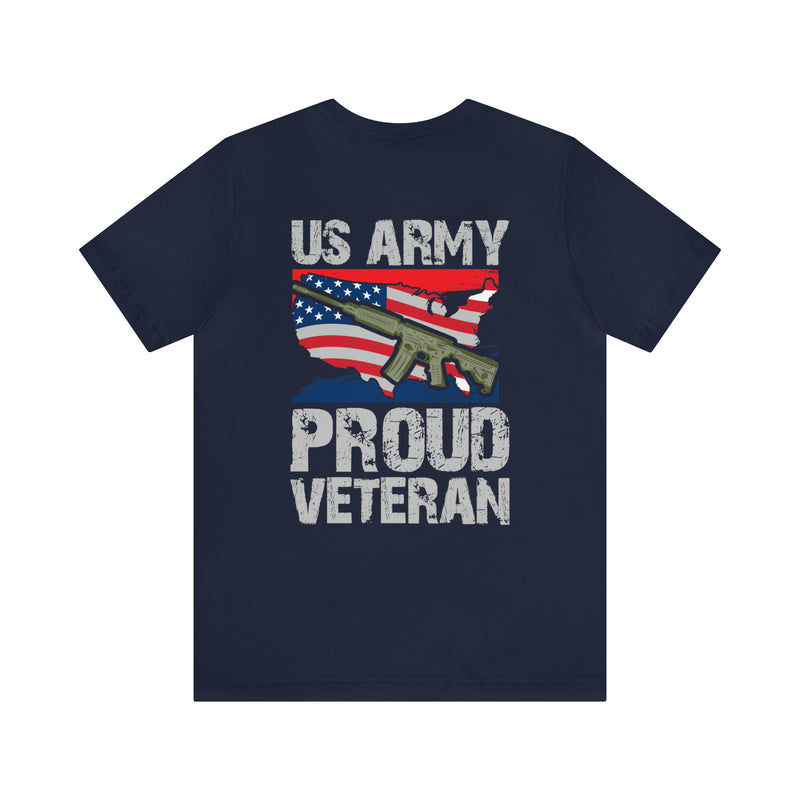 US Army Proud Veteran Military Design T-Shirt: Honor Your Service in Style