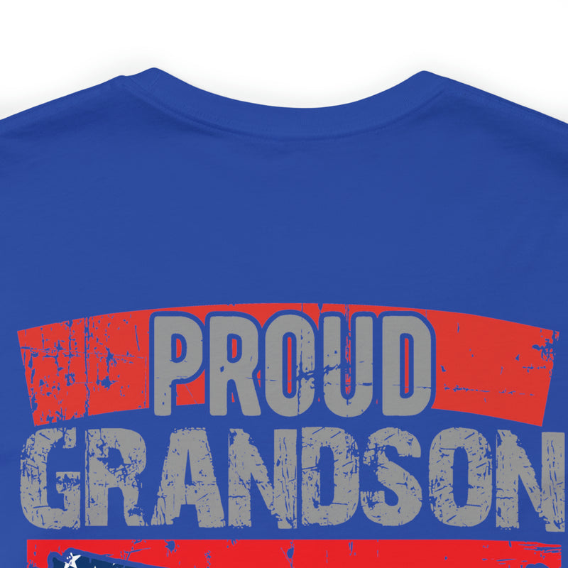 Proud Grandpa: Military Design T-Shirt Celebrating Generations of Service