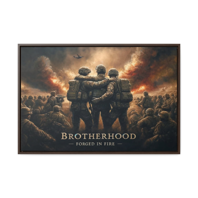 Brotherhood: Forged in Fire - Framed Canvas