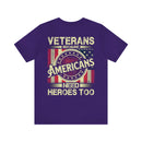 Veterans: American Heroes - Military Design T-Shirt for Patriotism and Appreciation