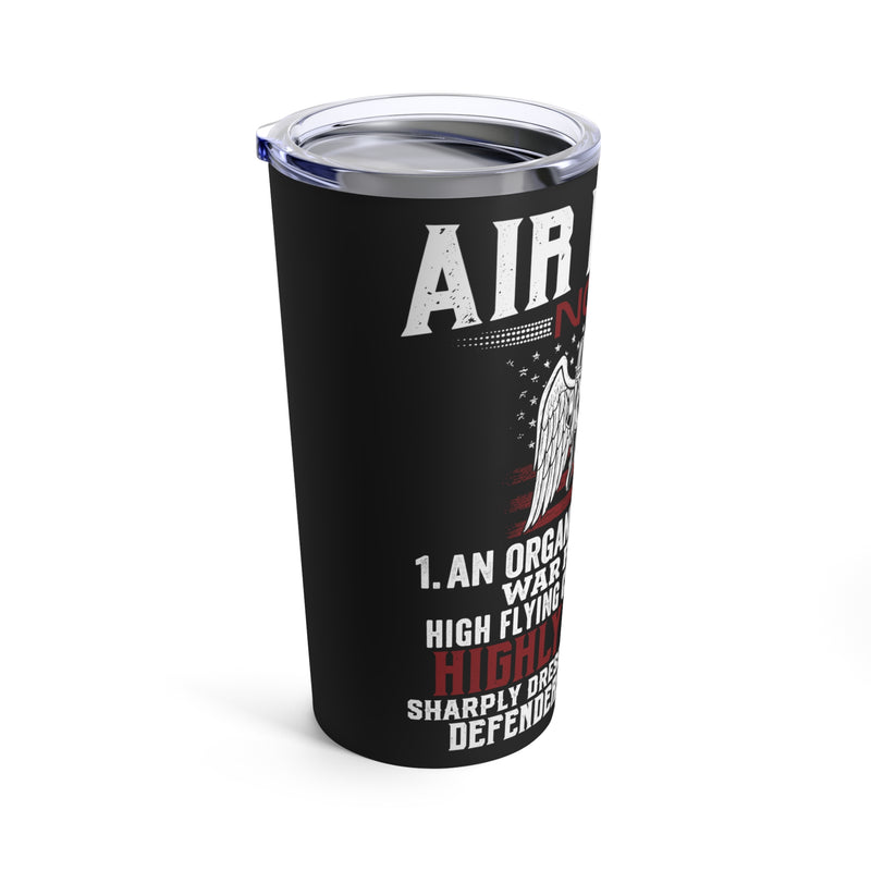 Air Force Tribute 20oz Military Tumbler: High-Flying Defenders of Freedom