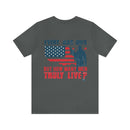 Every Man Dies, but How Many Truly Live? Military Design T-Shirt Embracing Adventure!