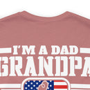 Unshakeable Legacy: 'I'm a Dad, Grandpa, and a Veteran - Fearless' Military Design T-Shirt