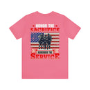 Remembering Sacrifice, Honoring Service: Military T-Shirt with Inspiring Design