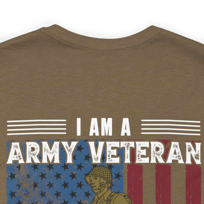 Veteran's Wit and Skill: Military T-Shirt - 'I Am an Army Veteran, I Can Fix Stupid But It's Gonna Hurt