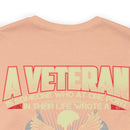 Blank Check for Freedom: Military Design T-Shirt Honoring the Sacrifice of Veterans