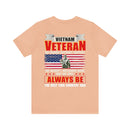 Proudly Serving: Vietnam Veteran - Military Design T-Shirt Honoring Resilience, Sacrifice, and Unyielding Patriotism