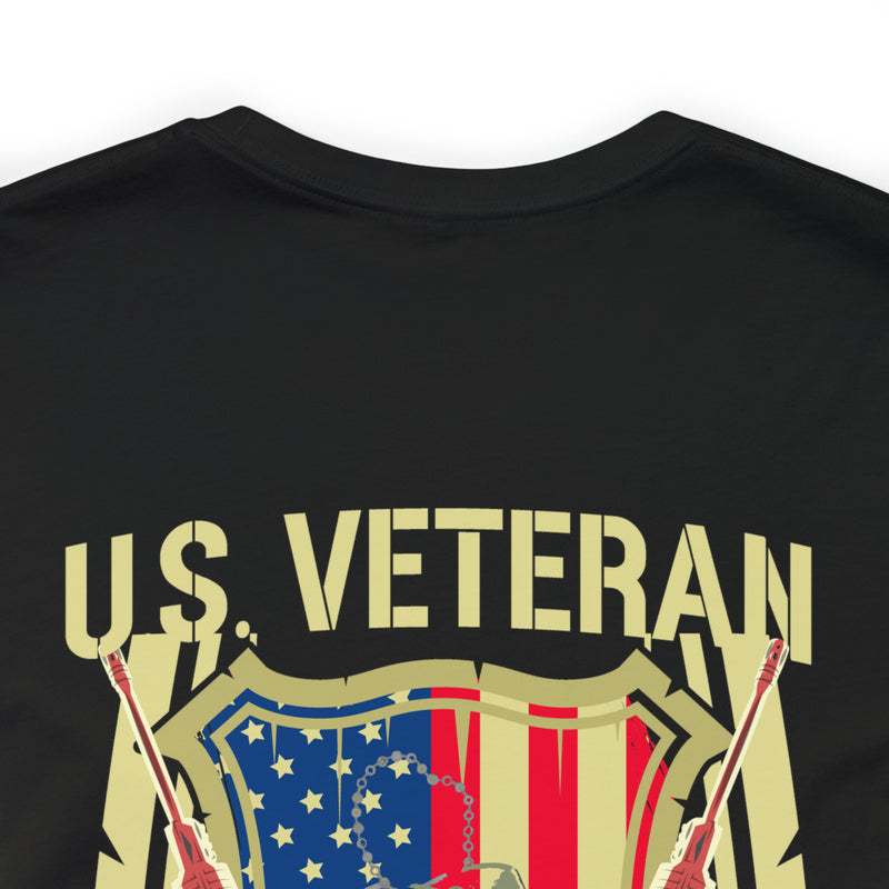 Defender of Liberty and Freedom: U.S. Veteran Military Design T-Shirt - Honoring True Heroes