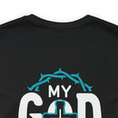 MY GOD IS STRONGER THAN PTSD Design Lightweight Retail Fit T-Shirt