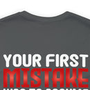 Guardian of Independence: Military Design T-Shirt Asserting Individuality and Defiance of Assumptions