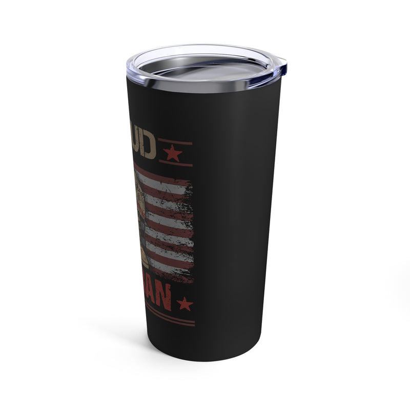 Proud Veteran: 20oz Military Design Tumbler - Embrace Your Service with Pride!