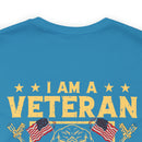 Unisex Military-Styled 'I Am A Veteran: My Oath of Enlistment' Commemorative T-Shirt