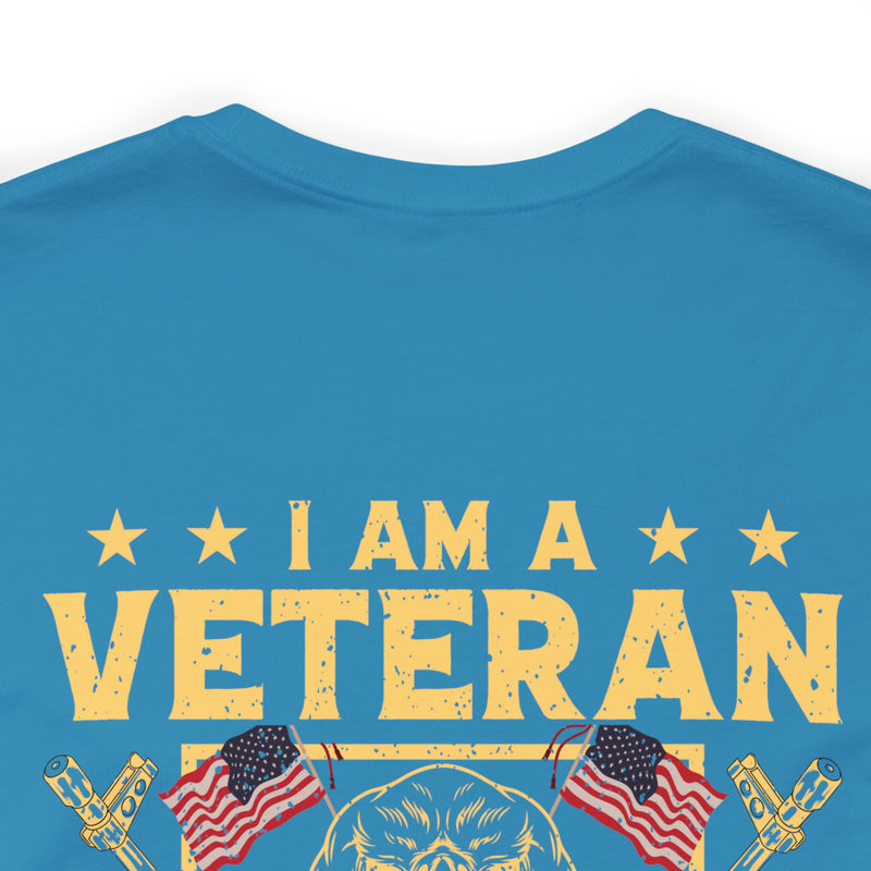 Unisex Military-Styled 'I Am A Veteran: My Oath of Enlistment' Commemorative T-Shirt