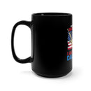 Proud Veteran's Daughter: 15oz Military Design Black Mug - Embracing Heritage and Strength