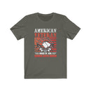US Military American Veteran Made In USA Served With Honor Unisex Short Sleeve Shirt.