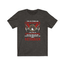 US Military I Will Be Strong And Courageous Veteran Unisex Short Sleeve Shirt.