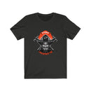 I was born of fire-Devil Firefighter Short Sleeve Shirt.