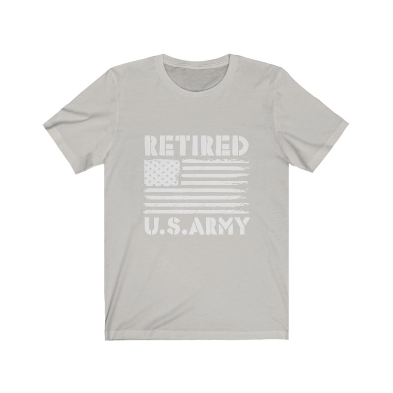 US Army Retired Military Gift Veteran Unisex Short Sleeve Shirt.