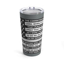 Thin Gray Line Prayer Flag-Correctional Officer Tumbler.