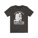 US Military Stand For The Flag Kneel For The Fallen Unisex Short Sleeve Shirt.