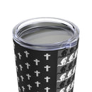 Praying Officers Thin Blue Line Flag-Police Officer Tumbler 20oz.