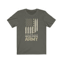 US Army Customized American Flag Veteran T-Shirt Gift for Military Police Unisex Short Sleeve Shirt.