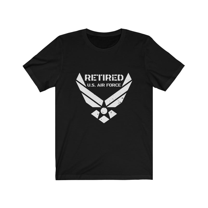 US Retired Air Force Veteran Unisex Short Sleeve Shirt.