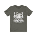 US Military Proud Army Brothers Veteran Unisex Short Sleeve Shirt.