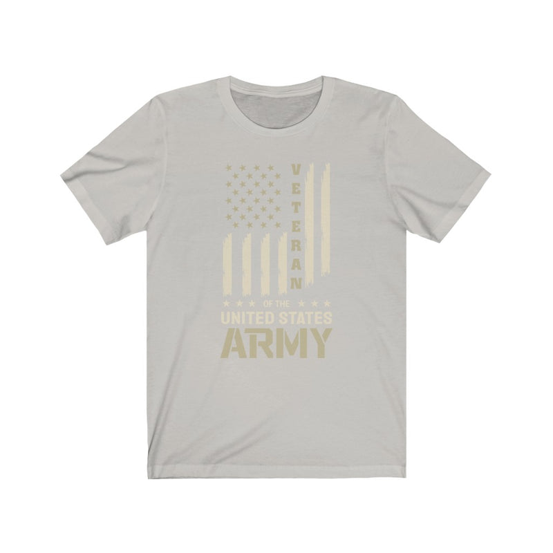 US Army Customized American Flag Veteran T-Shirt Gift for Military Police Unisex Short Sleeve Shirt.