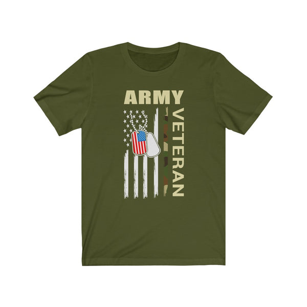 US Army Veteran Military  Unisex Short Sleeve Shirt.