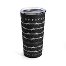 Thin Gray Line Barbed Wire Flag-Correctional Officer Tumbler 20oz.