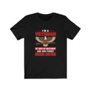 US Military I'M A Veteran Never Expire Unisex Short Sleeve Shirt.