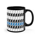 Praying Police Officer Prayer Flag Coffee Cup-Praying State Trooper Flag Cup-Praying Deputy Flag.