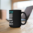 PTSD Awareness: Empowering Black Mug 15oz
