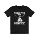US Military Thank You For Your Service Military Unisex Short Sleeve Shirt.