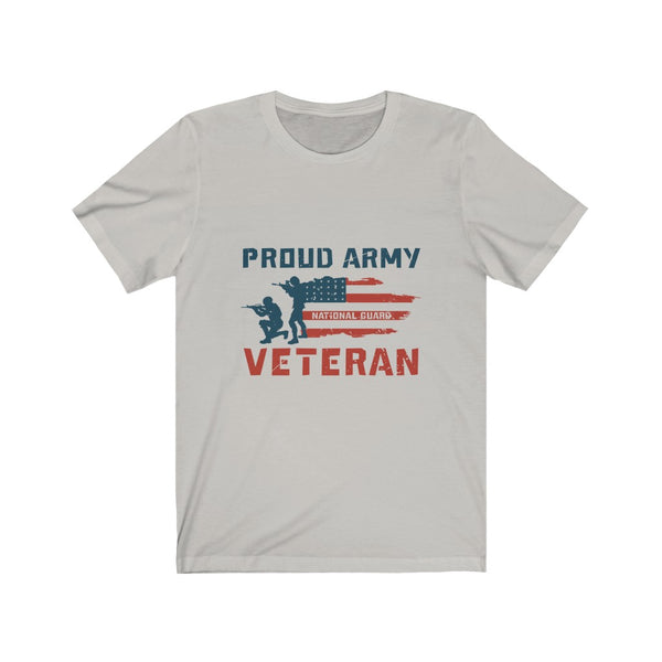 US Military Proud of Veteran Unisex Short Sleeve Shirt.