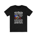 US Military I'M Veteran I Fought To Protect My Country Unisex Short Sleeve Shirt.