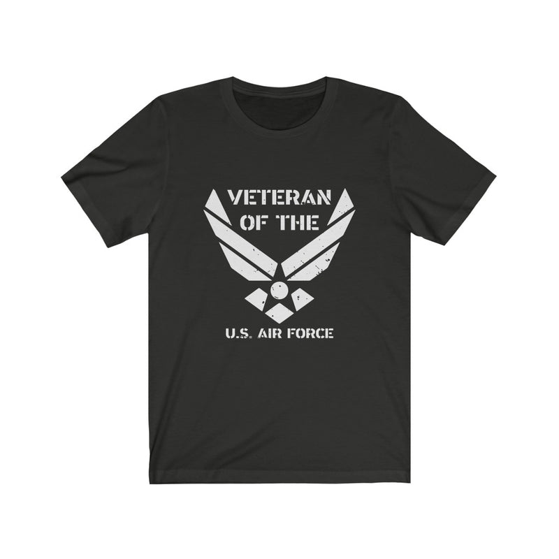 US Military Wing Classic Military Veteran Unisex Short Sleeve Shirt.