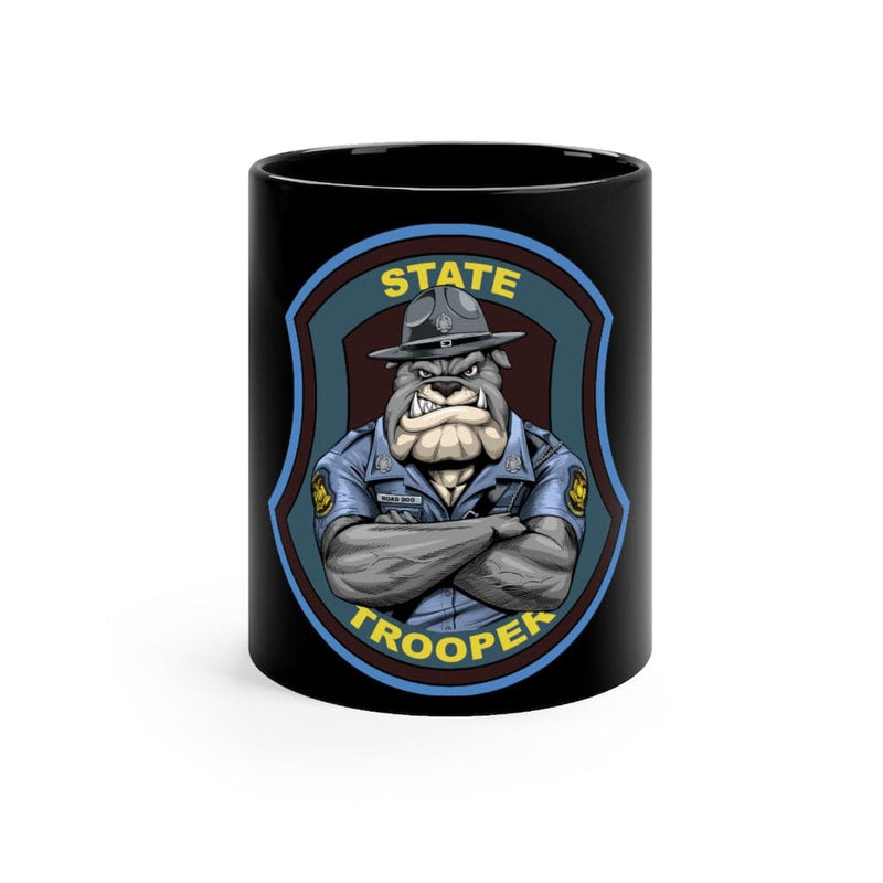 State Trooper Bulldog Coffee Mug-State Trooper Cup.