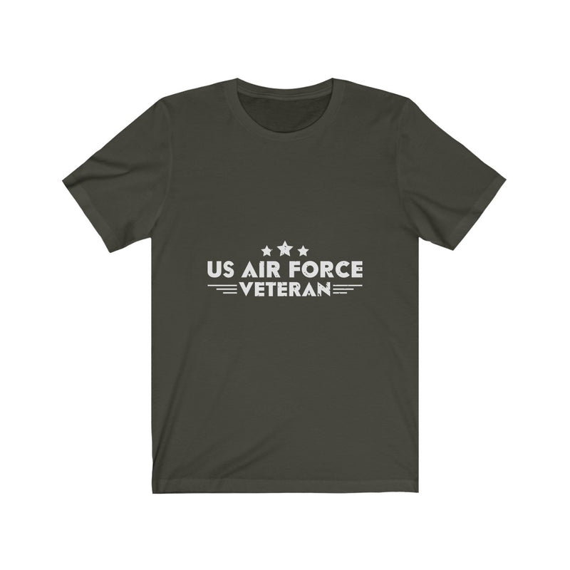 US Military Proud of Veteran Air Force Unisex Short Sleeve Shirt.
