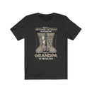 Proud Us Army Grandpa Men's Comfortable Unisex Short Sleeve Shirt.