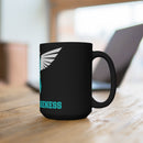Rise of The Phoenix - PTSD Awareness Black 15oz Durable Ceramic Mug