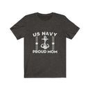 US Military Proud Mom Veteran Unisex Short Sleeve Shirt.