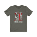 US There are no ex Firefighter our Title is Earned Unisex Short Sleeve Shirt.